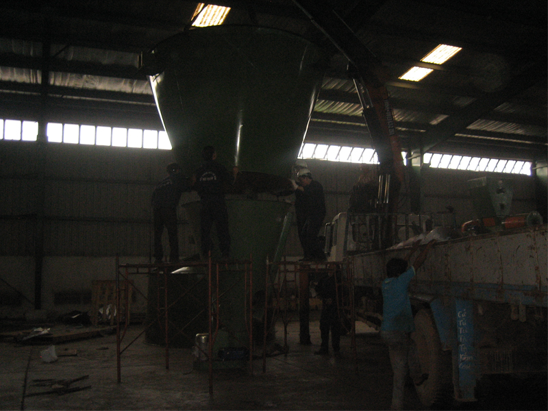 Lắp đặt dây chuyền Pellet